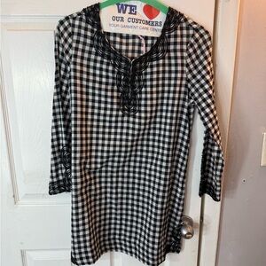 Vineyard vines black gingham coverup